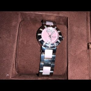 Bellagio bel tempo pink/silver watch